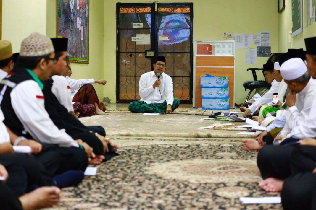 Foto: Menteri Agama Lukman Hakim Saifuddin gelar doa bersama untuk Rohingya di Daker Makkah, Minggu (3/9).