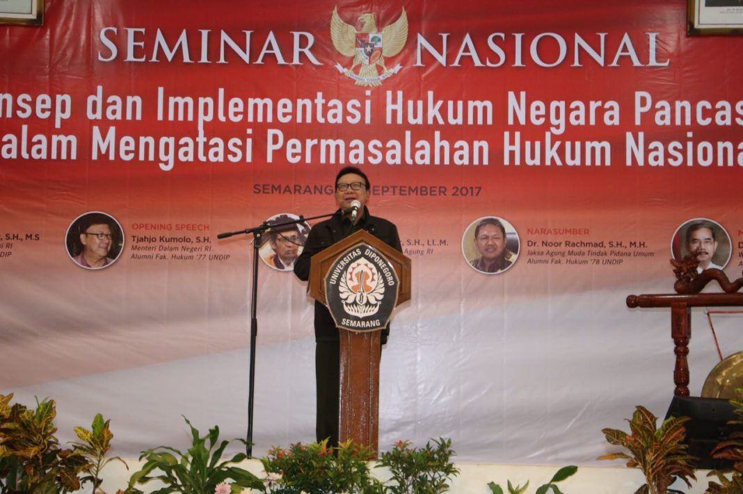 Foto: Menteri Dalam Negeri (Mendagri), Tjahjo Kumolo.