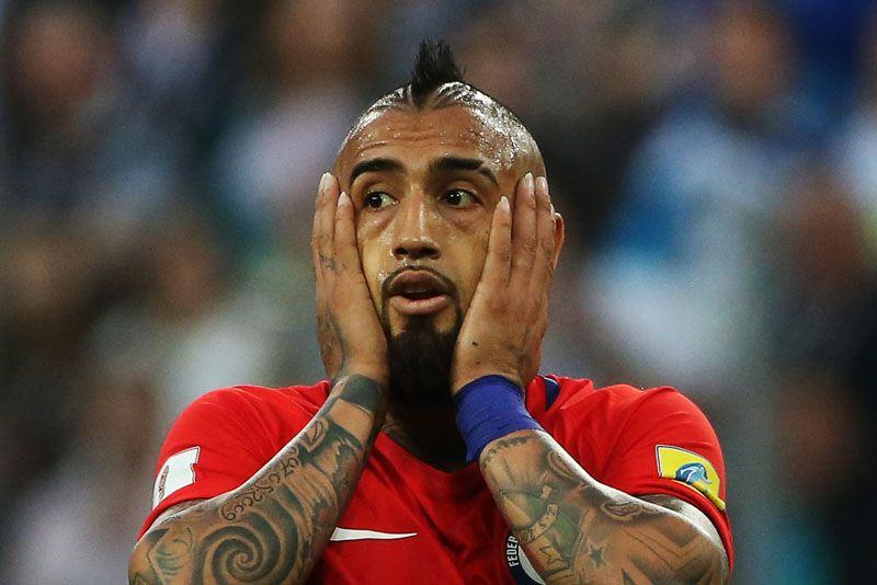 Foto: Arturo Vidal memutuskan untuk mengakhiri kariernya bersama tim nasional (timnas) Cile.