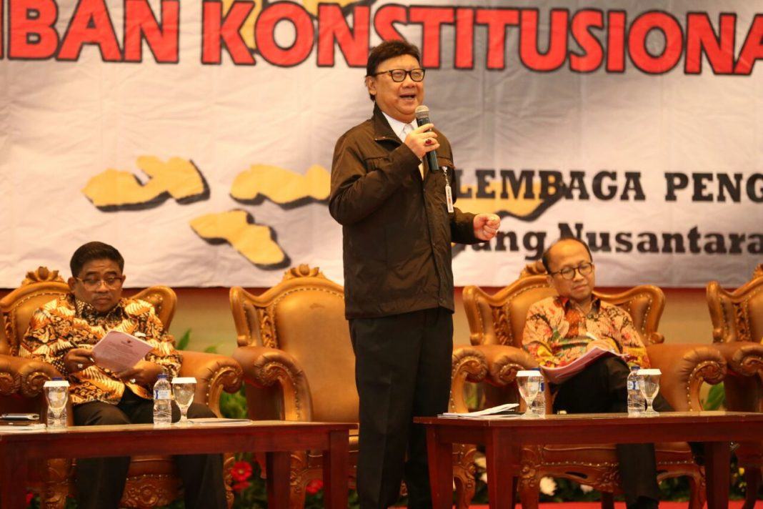 Foto: Menteri Dalam Negeri (Mendagri) Tjahjo Kumolo.