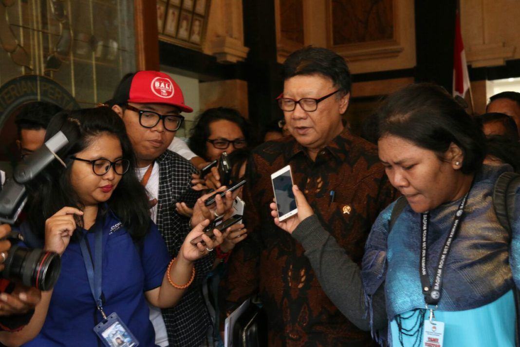 Foto: Menteri Dalam Negeri (Mendagri) Tjahjo Kumolo.