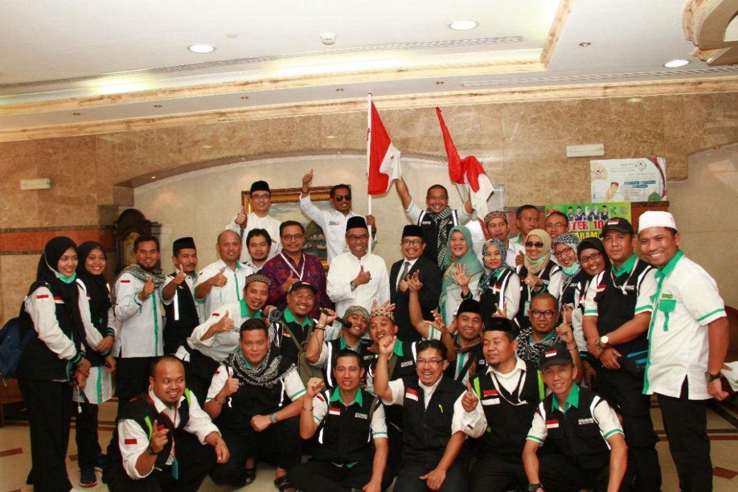 Foto: Sekjen Kemenag Nur Syam mengapresiasi kinerja Panitia Penyelenggara Ibadah Haji (PPIH) Arab Saudi.
