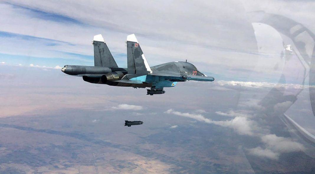 Pesawat Rusia SU-34 Fighter Jet (Kemhan Rusia/RT)