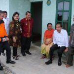 Presiden Jokowi Kunjungi Relokasi Pengungsi Sinabung