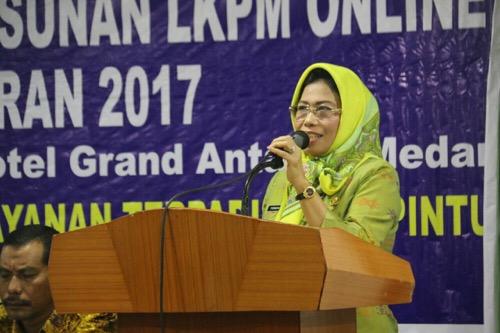 Foto: Kepala Dinas Penanaman Modal dan Pelayanan Terpadu Satu Pintu Kota Medan Ir Hj Purnama Dewi MM.