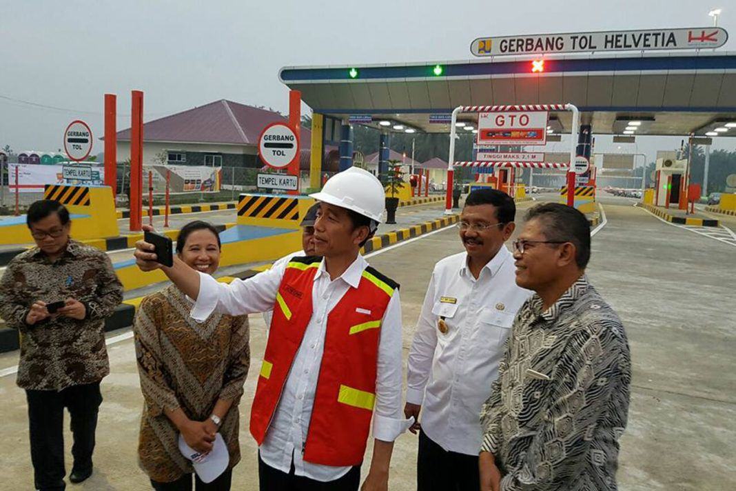 Resmikan Jalan Tol di Sumut
