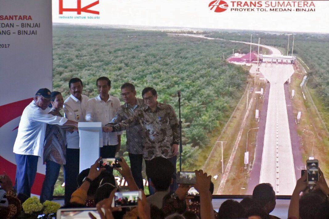 Resmikan Jalan Tol di Sumut