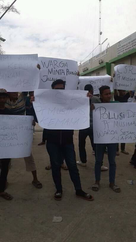 Aksi Protes ke Musim Mas