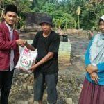 PC IMM Langkat Bantu Korban Kebakaran di Desa Teluk