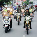 Pemilu 2019, Pangdam I/BB Bersama Kapoldasu Naik Helikopter Patroli Medan dan Binjai
