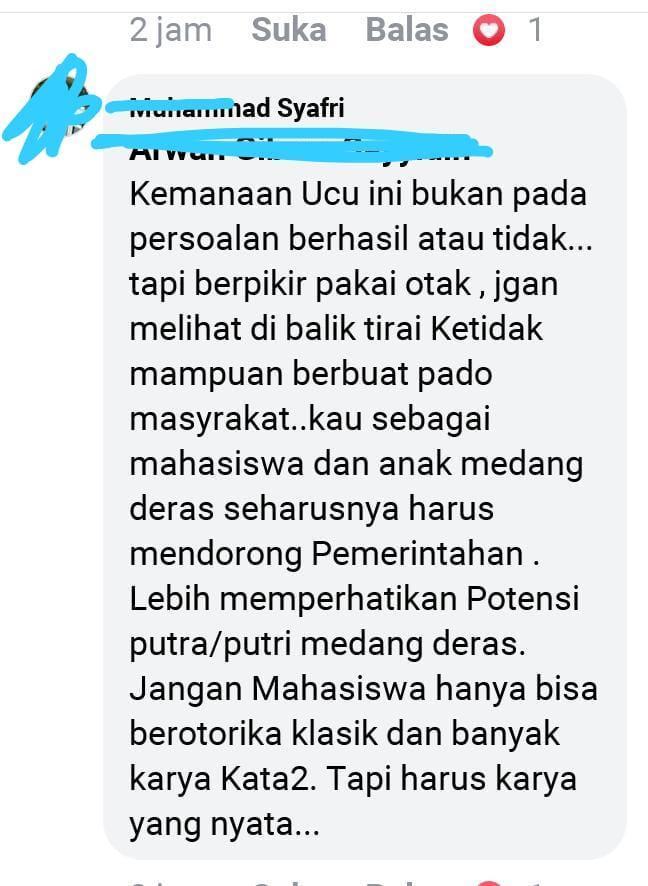 Terkait Kritik Pemuda