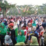 Di Jalan Santai, TNI dan Polri Serta Masyarakat Deklarasi