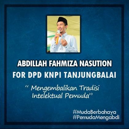 Rumah Peradaban Siap Menangkan Abdillah Fahmiza Nasution Pimpin KNPI Tanjungbalai