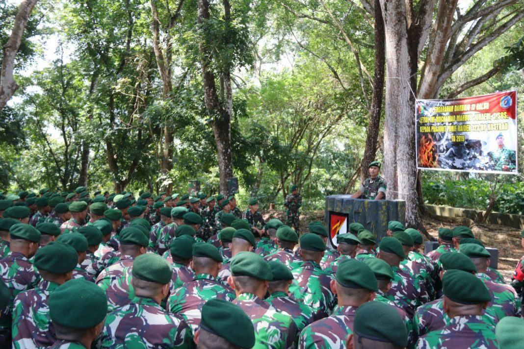 Latihan Antar Kecabangan, Danbrigif Raider 13/1 Kostrad Adakan Kunjungan Kerja