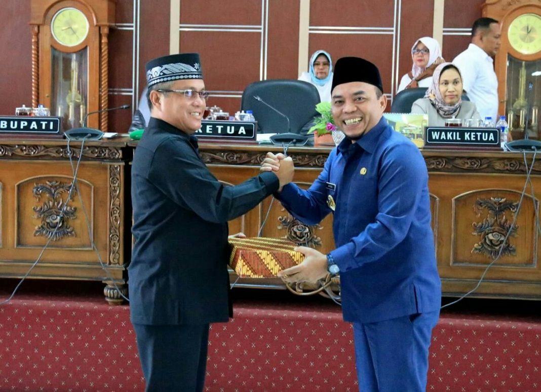 APBD TA 2018, Plt Bupati Labuhanbatu sampaikan Pertanggungjawaban  