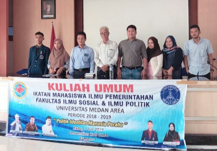 Ikatan Mahasiswa Ilmu Pemerintahan UMA Gelar Kuliah Umum