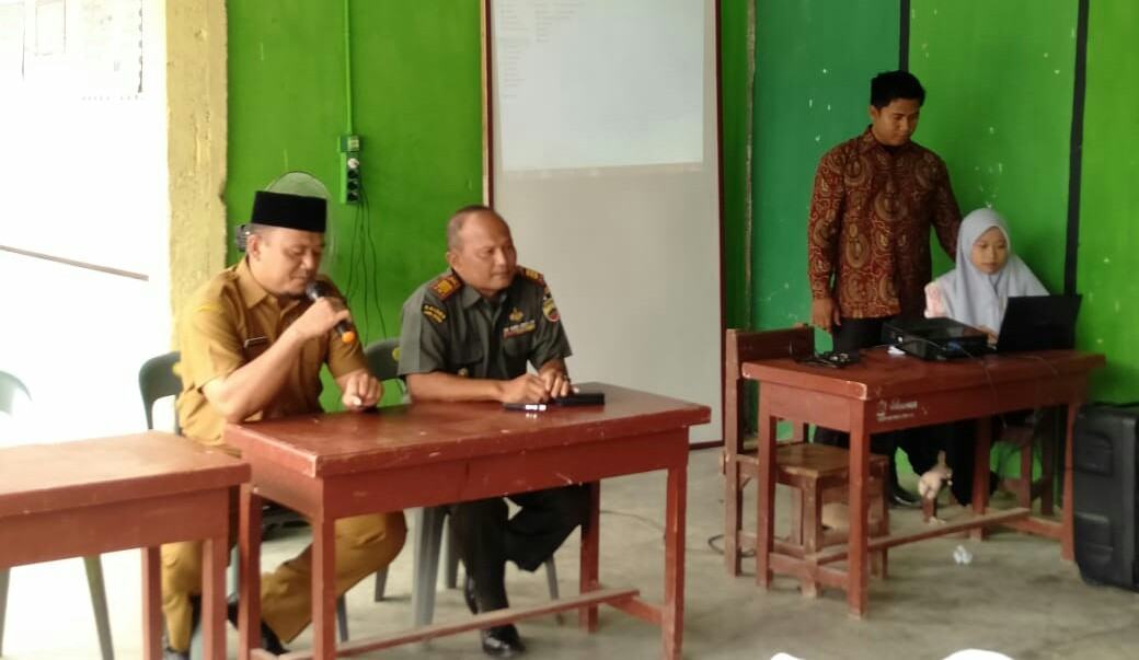 Hari Kedua Sekolah, Yayasan Sinar Islami Bingai Dikunjungi Danramil