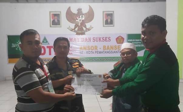 Burhanuddin Simanjorang, Lulusan Terbaik DTD Pematang Siantar