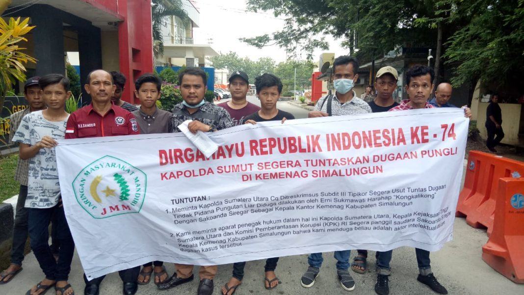 JMM Sumut, Minta Kapolda Sumut Usut Dugaan Pungli di Kemenag Simalungun