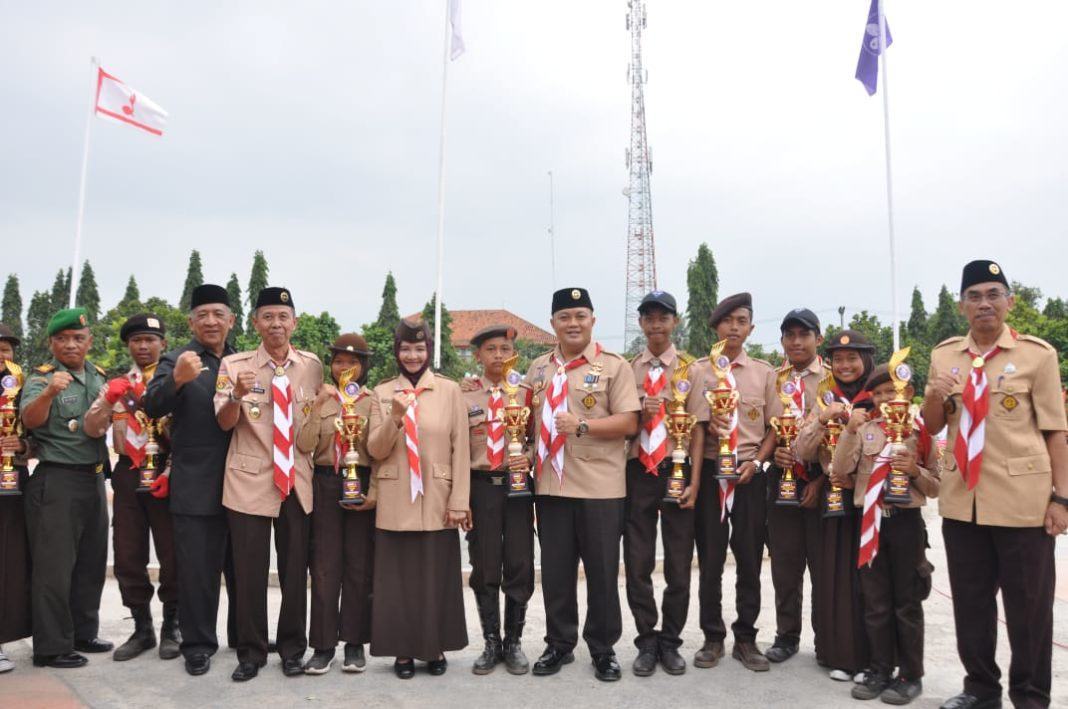 Hari Pramuka ke-58, Kapolres Banjar Hadiri Upacara Tingkat Kota Banjar