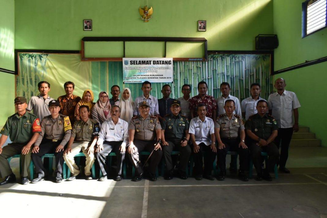 Cipta Kondisi PILKADES Serentak 2019, Kapolres Banjar Lakukan Kunjungan Kerja