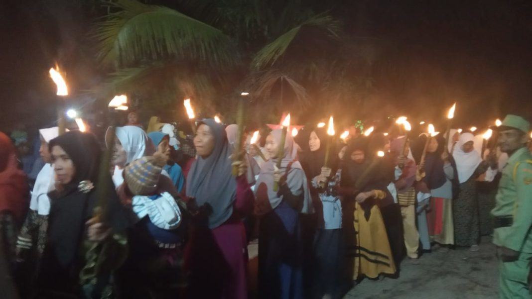 Sambut Tahun Baru 1 Muharram 1441 H, Masyarakat Adakan Pawai Obor