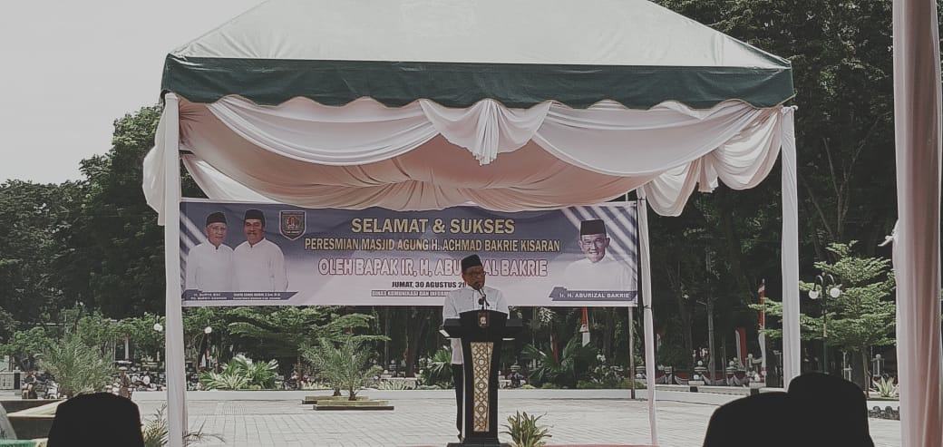Masjid Agung H Achmad Bakrie Kisaran Diresmikan