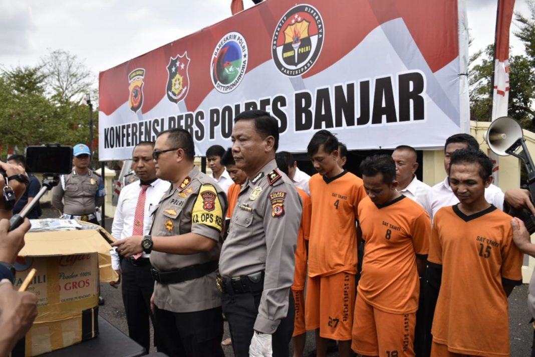 Sat Narkoba Polres Banjar, Berhasil Amankan Dua Pengedar Narkoba