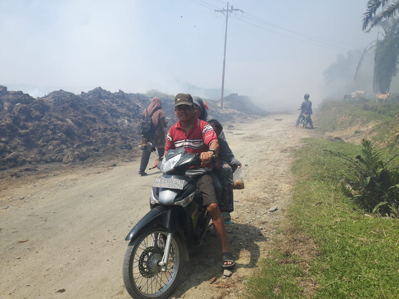 PKS PTPN II Sawit Hulu, Terkesan Tak Serius Atasi Pembakaran Tankos