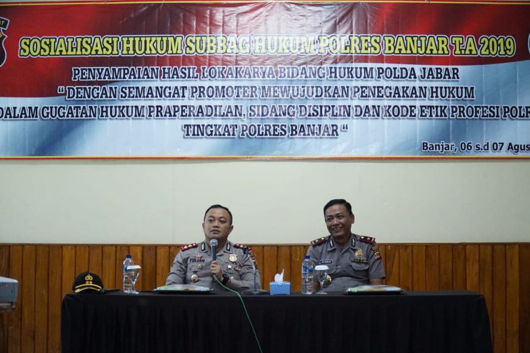 Polres Banjar, Adakan Kegiatan Sosialisasi Hukum Subbag Hukum