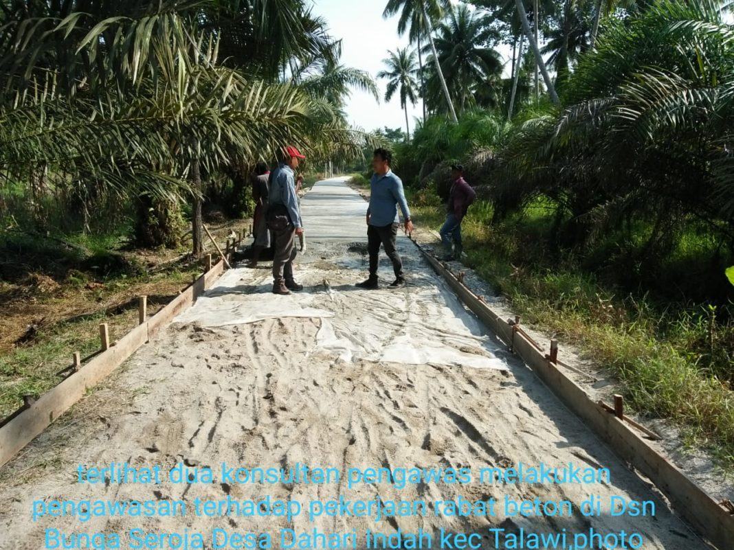 Konsultan Pengawas, Pekerjaan Rabat Beton Sesuai RAB Dan Gambar
