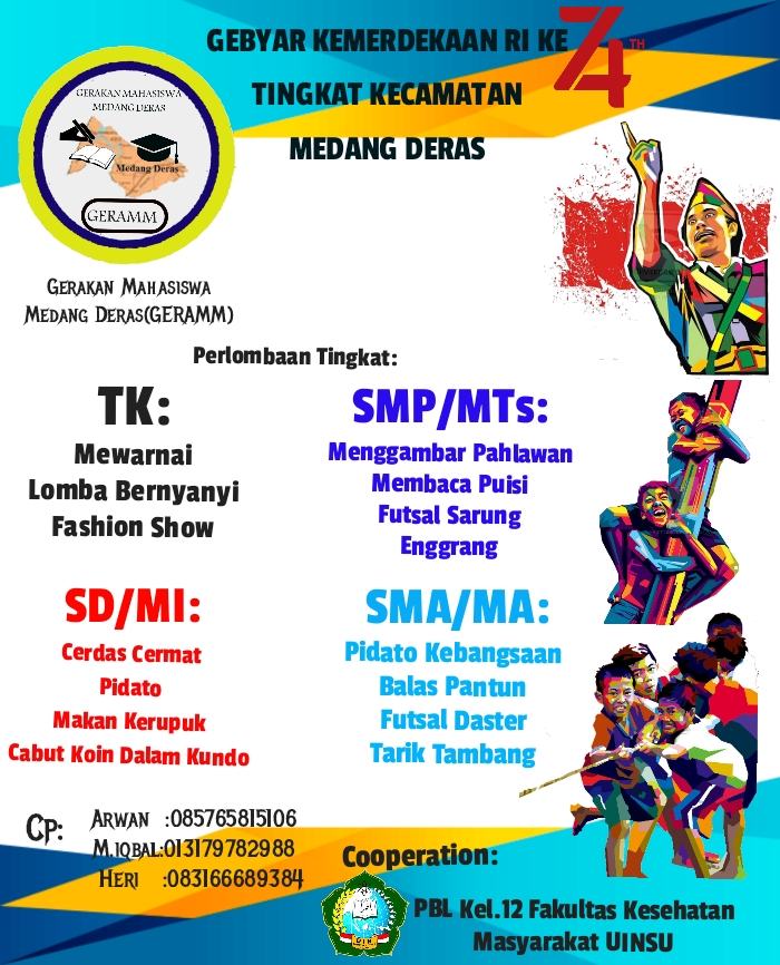 Soal Barometer Kemajuan, GERAMM Rayakan Kemerdekaan Bersifat Pendidikan