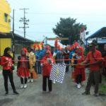 Jalan Sehat Kuala Tanjung, IPKTB dan Pemdes Tampil dengan Jiwa Patriotis