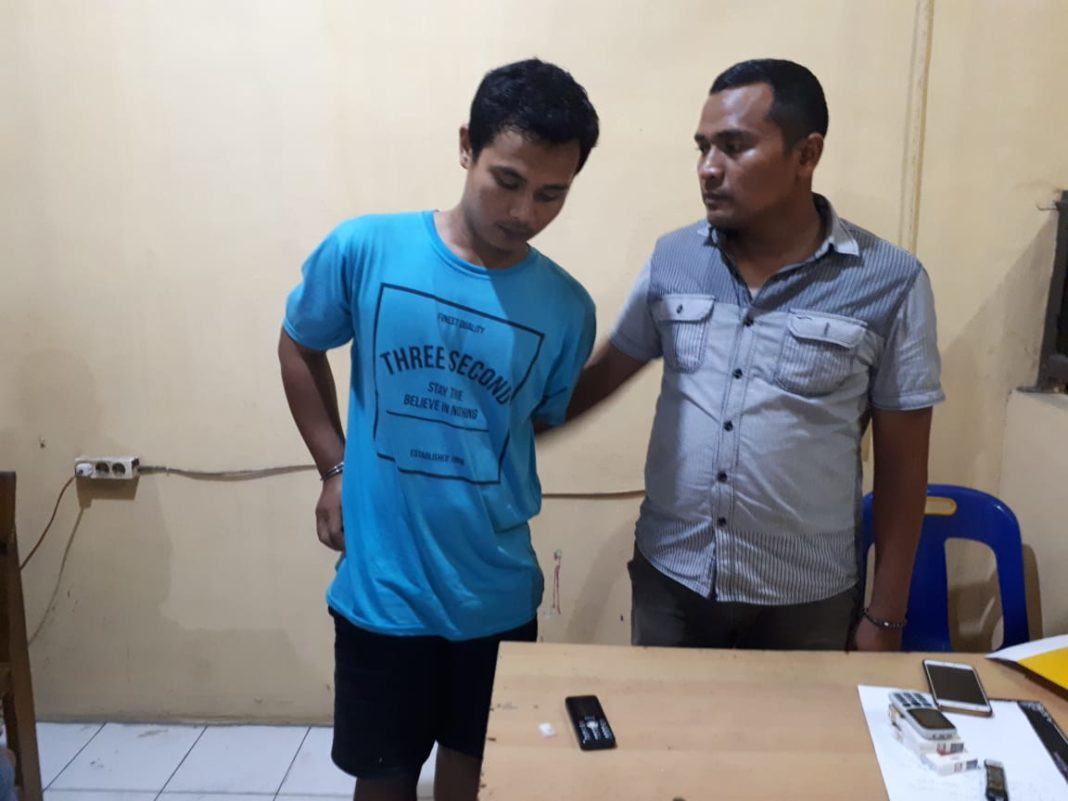 Unit Reskrim Polsek Bilah Hilir, Meringkus Pemilik Sabu