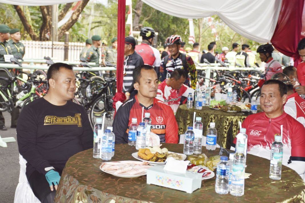 Gowes Bareng Kemerdekaan, Kapolres Banjar Sambut Baik serta Apresiasi
