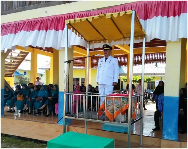Camat Tanjung Tiram, Irup di Hari Kemerdekaan RI ke-74