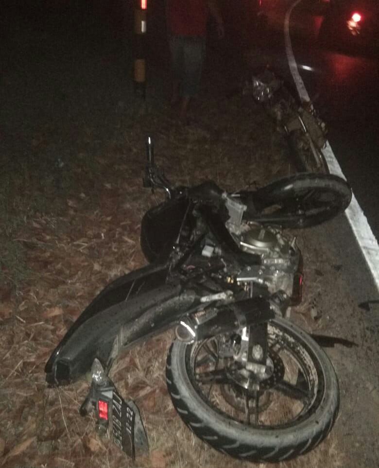 Kecelakaan di Kota Pinang, Kedua Pengendara Alami Luka-luka