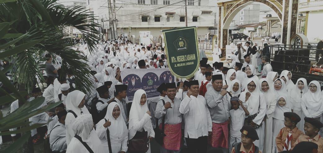 Acara Pawai Muharram, Ribuan Umat Islam Asahan Mengikutinya