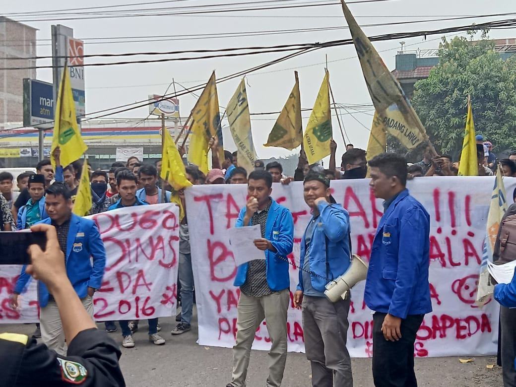 PMII Sumut, Aksi di Kajatisu Minta Tangkap Bupati Palas
