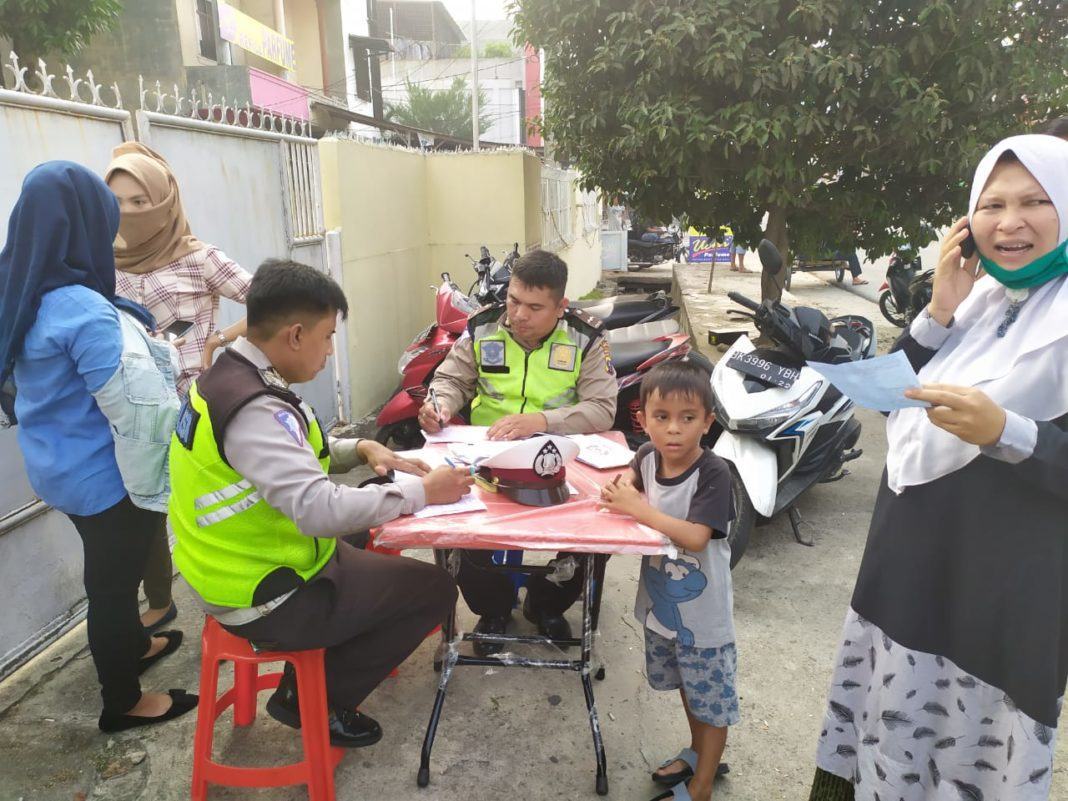 Polres Labuhanbatu, Menilang 60% Pelanggaran dan 40% Teguran 
