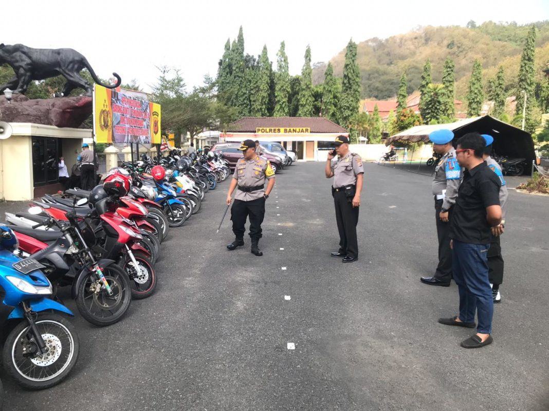 Kapolres Banjar, Cek BB Tidak Kejahatan yang Dipinjam Pakai Personel