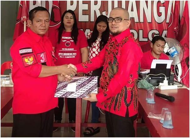 Pilkada Serentak 2020, Ahmad Kennedy Manullang Daftar ke PDIP Sibolga