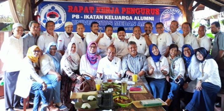 Pengurus Besar IKA UMA Periode 2019-2023 Laksanakan Raker