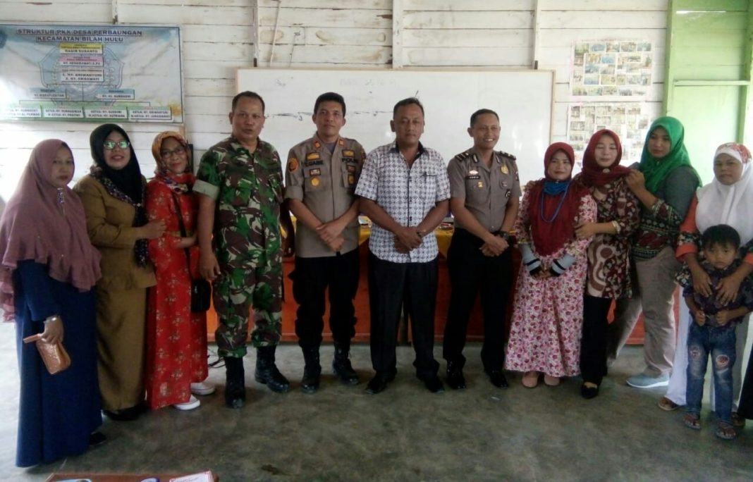 Kapolsek Bilah Hulu, Berbagi Ilmu Pengetahuan dengan Masyarakat Desa Perbaungan
