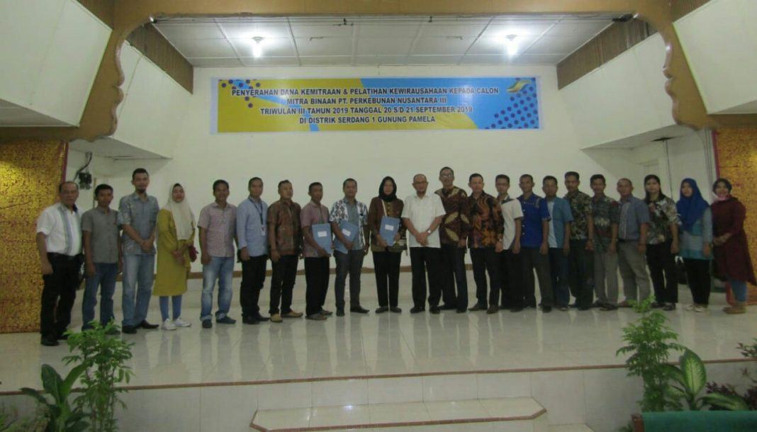 PTPN 3 DSer, Bantu 19 UKM Mitra Binaan Hingga Rp1,3 Miliar