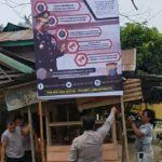 Polsek Aek Natas, Pasang Spanduk Himbauan Penanggulangan Kebakaran Hutan