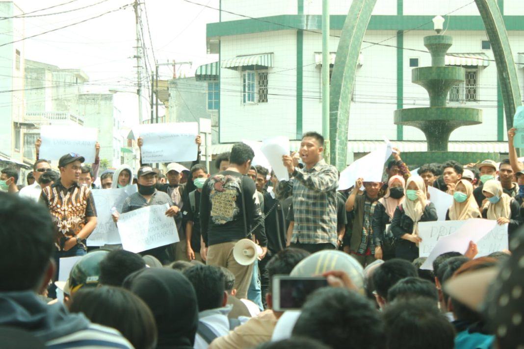 Aksi Mahasiswa Tebing Tinggi, Irfan Sebut Negeri Punya Segudang Masalah