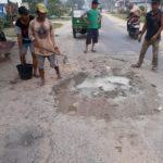 Jalan Rusak Labuhanbatu Selatan, Warga Kecewa dengan Perusahaan