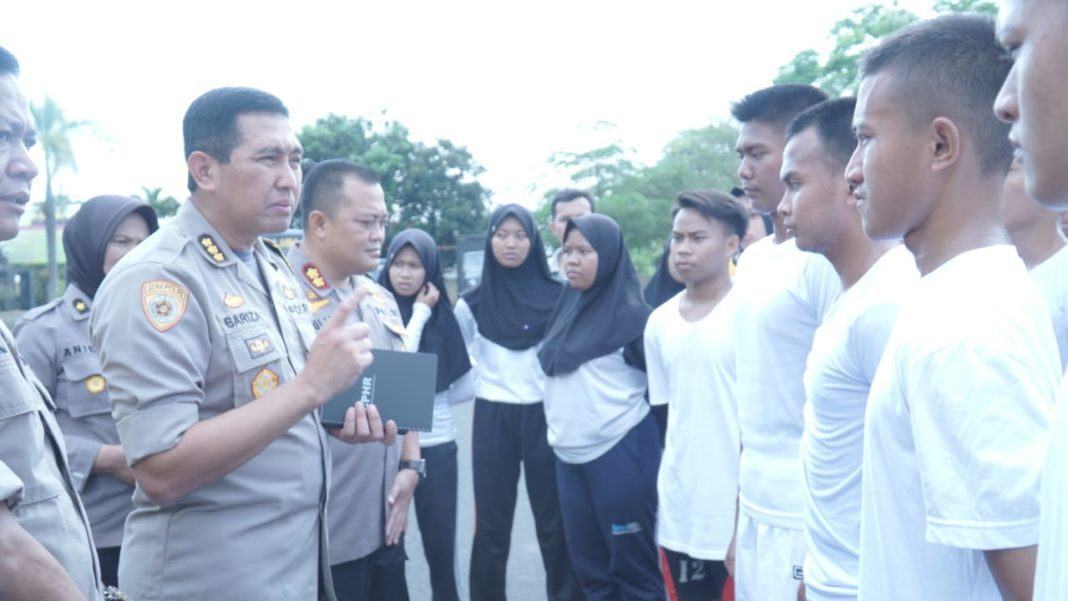 Mapolres Banjar, Binlat Calon Personil Polri Tahun 2019