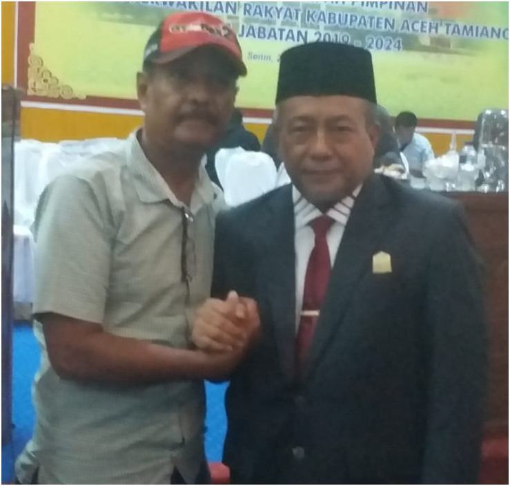 DPRK Aceh Tamiang, Pengangkatan Sumpah Ketua dan Wakil